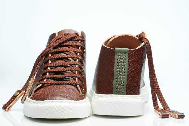 istock Back and front of sneaker shoes 1356750030