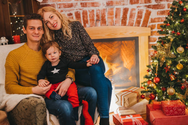 istock Festive family portrait 1356750634