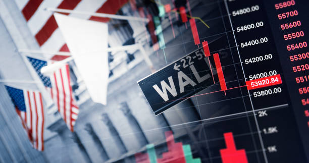 証券取引所の暴落 - wall street ストックフォトと画像