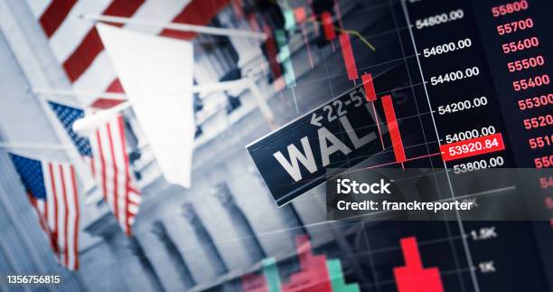 Crash Of The Stock Exchanges Stock Photo - Download Image Now - Wall Street - Lower Manhattan, Stock Market and Exchange, USA