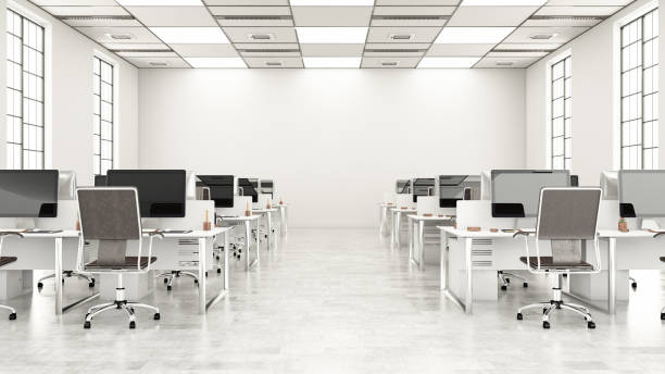istock Modern Office Space With Waiting Room, Board Room 1356760662