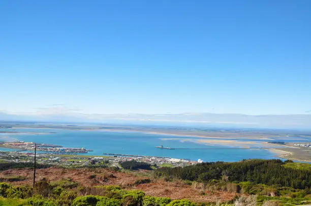 Photo of Scenic view taken from Bluff Hill Lookout Point which is used to be the site of an artillery battery in Napier, New Zealand