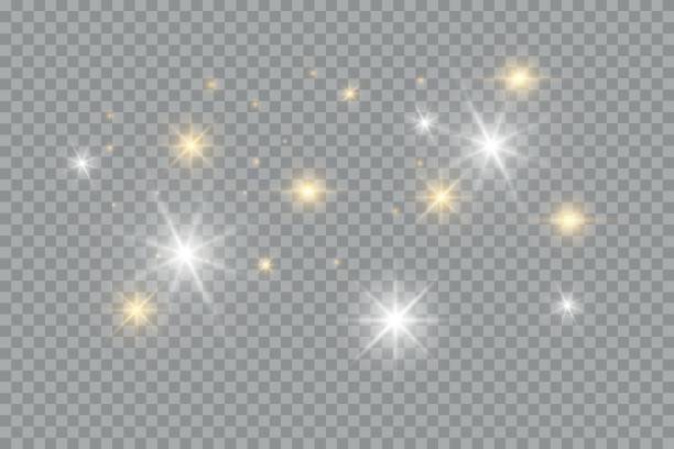 Christmas background. Magic shining gold dust. Fine, shiny dust bokeh particles. shimmer effect. Christmas background. Magic shining gold dust. Fine, shiny dust bokeh particles. shimmer effect. flash bulb stock illustrations