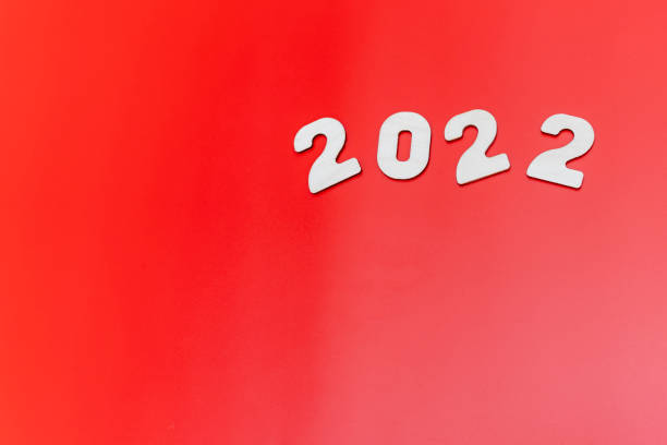 istock the numbers 2022 on red background 4k resolution video congratulations on new 1356772360