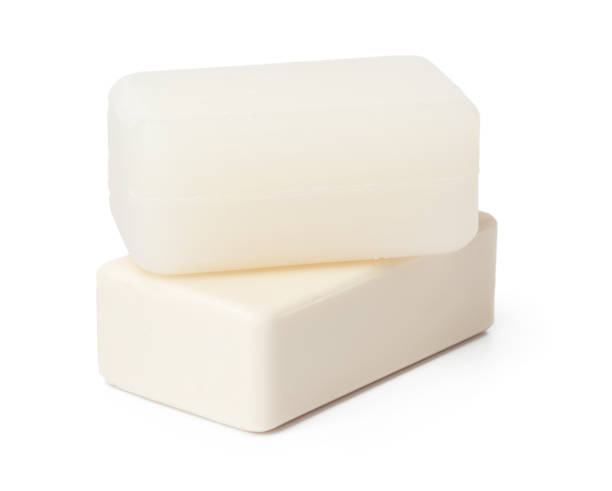 istock White soap bar isolated on white background 1356780750