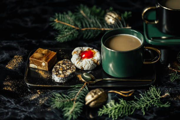 christmas sweets - julfika bildbanksfoton och bilder