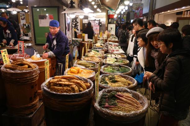 Kyoto Nishiki Market stock photo