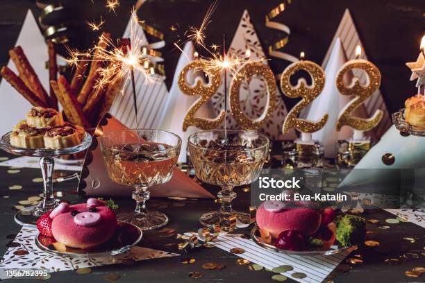 Celebration Background Stock Photo - Download Image Now - 2022, New Year's Eve, New Year
