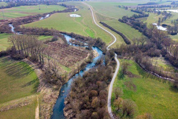 istock Renaturation of a small river 1356782760