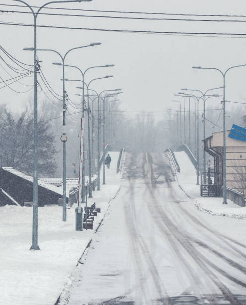 istock Snowy winter weather 1356789835