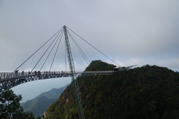 istock Sky bridge in Langkawi island 1356792233