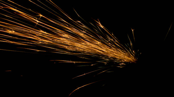 istock lines of light. sparks in the dark 1356795171
