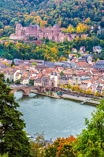 Beautiful medieval city of Heidelberg