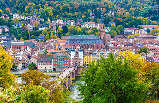 Beautiful medieval city of Heidelberg