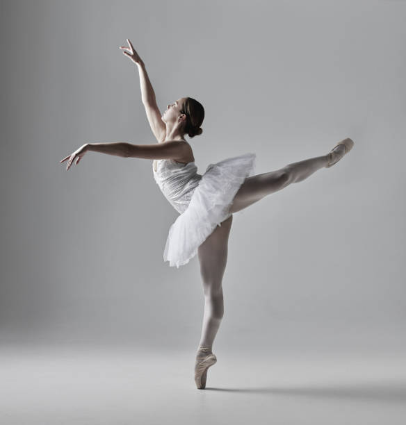 istock Full of a beautiful young ballet dancer rehearsing in a dance studio 1356795431