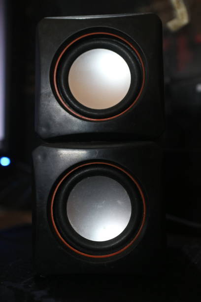 istock two small black speakers for laptop or personal computer photo 1356795438
