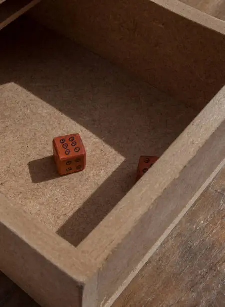 Photo of Replica of ancient roman dice tower