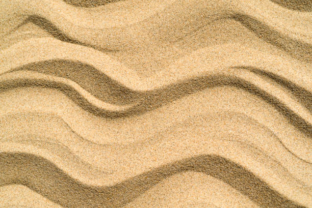 istock Drawing of waves on the sand 1356796849