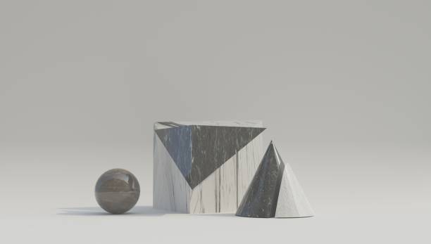 istock Empty pedestal or long podium marble display on white background room in natural light concept. Blank product shelf standing backdrop copy space. 3d rendering. 1356797897