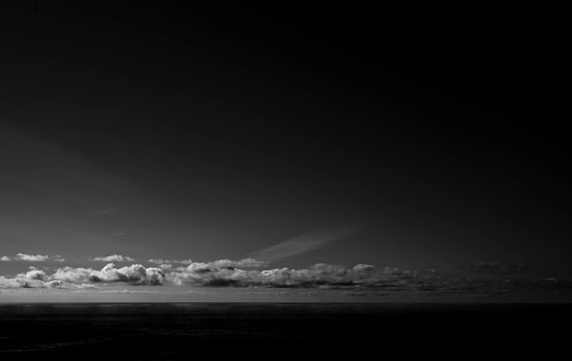 Cloudscape over Cornish sea.