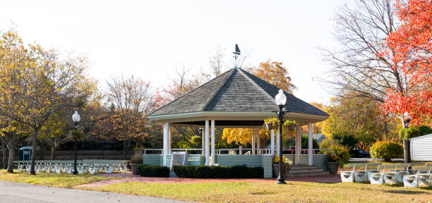 istock Babylon Village Gazebo in Argyle Park 1356804690