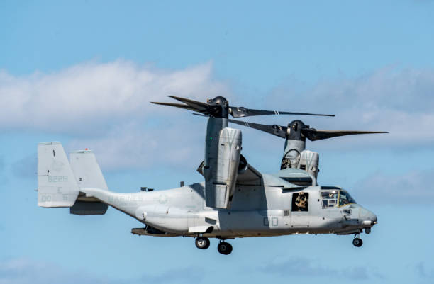 v-22 오스프리 - helicopter boeing marines military 뉴스 사진 이미지