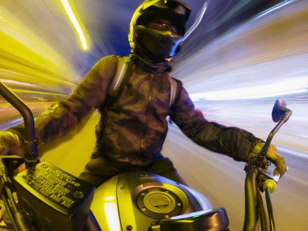 istock Riding an Yamaha Motorcycle 1356810673