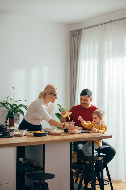 istock Family Having a Healthy Breakfast in the Kitchen 1356820139