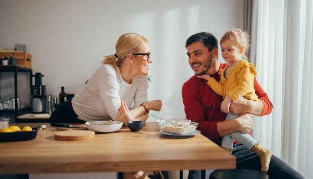 istock Family Having a Healthy Breakfast in the Kitchen 1356820153