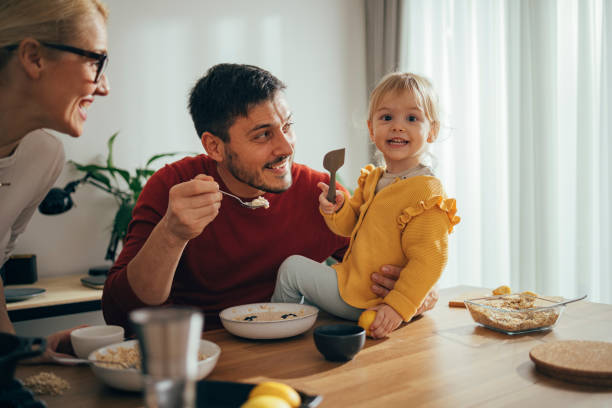 istock Family Having a Healthy Breakfast in the Kitchen 1356820231