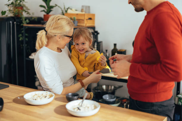 istock Family Having a Healthy Breakfast in the Kitchen 1356820269