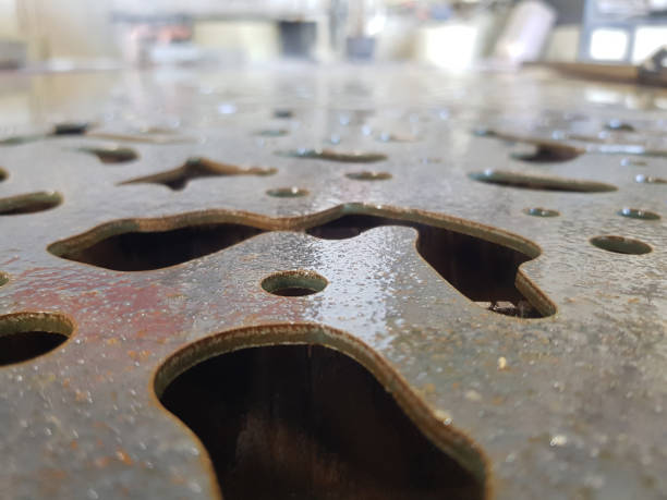 istock CNC water jet cutting machine modern industrial technology 1356820362