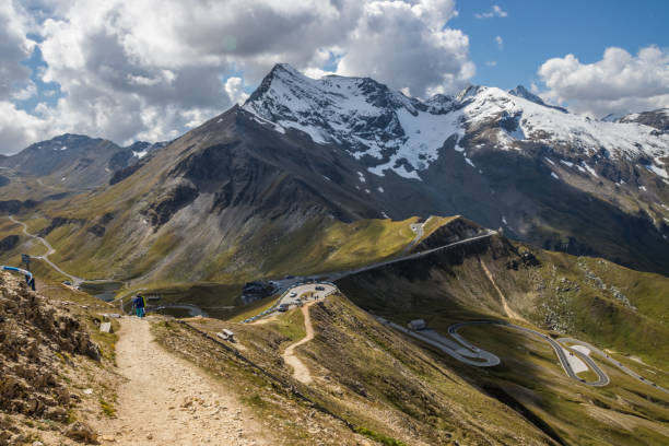 istock Mountain road in Alps 1356821450