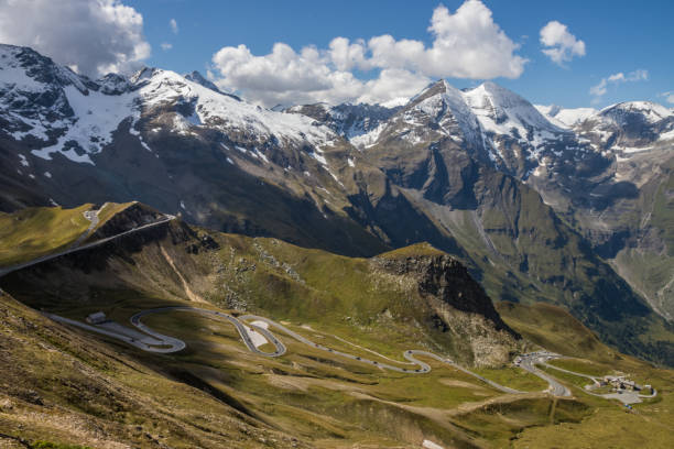 istock Mountain road in Alps 1356821455