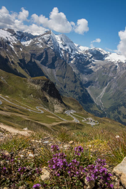 istock Mountain road in Alps 1356821482