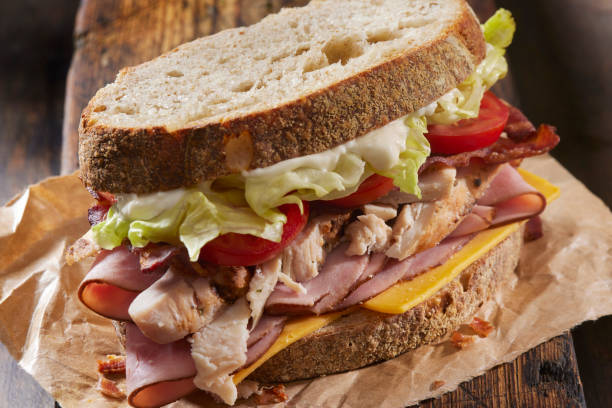 istock Roast Chicken Grilled Cheese Sandwich on Sourdough Bread 1356822472