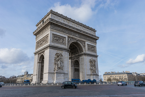 Arc de Triomphe at Place de Charles de Gaulle in Paris