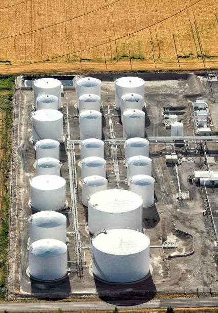 istock Gasoline tank farm 1356831723
