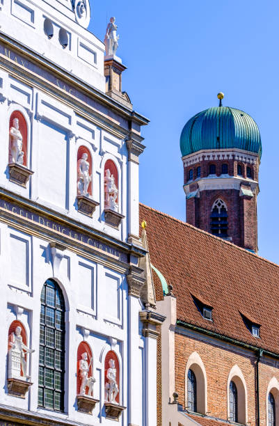 istock famous Liebfrauenkirche (munich cathedral) in Munich 1356832295