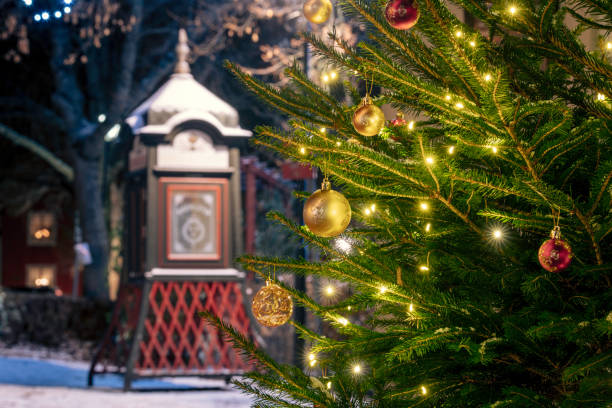 istock Christmas light in Sigtuna, Sweden 1356834252