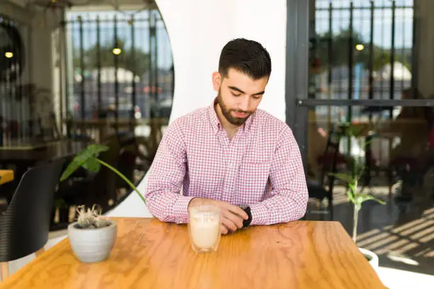 Photo of Upset man stood up by his girlfriend