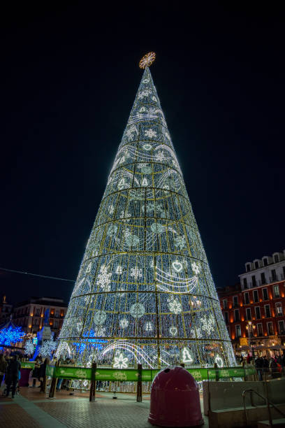 istock Christmas Scene. Main square of Valladolid, Spain 1356843200