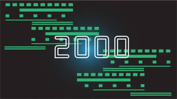 2000s computer poster
