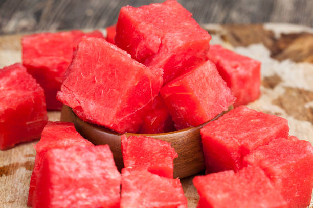 istock sliced red ripe watermelon close up 1356851125