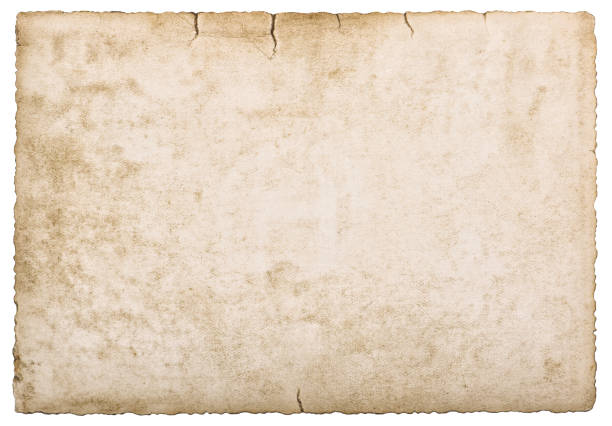 istock Used paper texture. Old cardboard isolated white background 1356860349