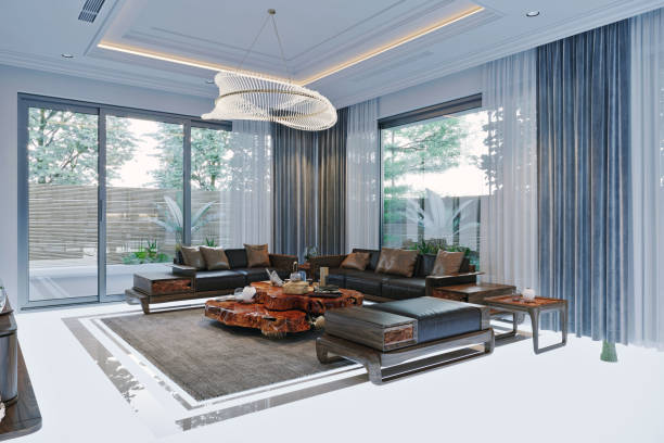 istock 3d render of living room 1356861835