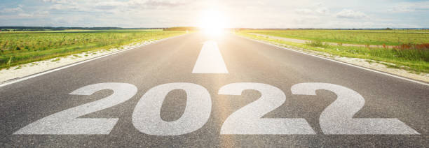 istock Happy New Year Background. Successful start to the year 2022. 1356867896