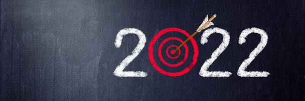 istock Happy New Year Background. Start to 2022. 3D illustration 1356869055