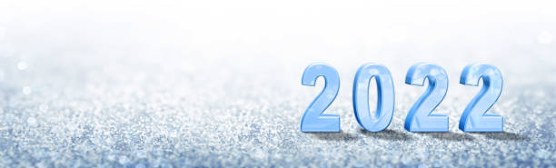 istock Happy New Year Background. Start to 2022. 3D illustration 1356871100