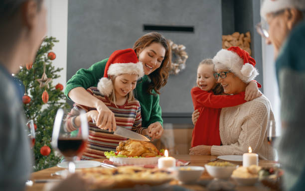 istock family celebrating Christmas 1356885166